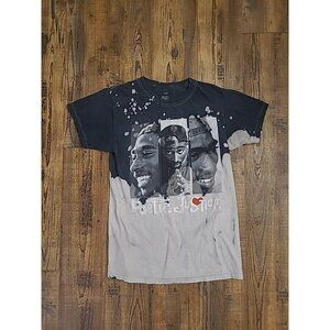 POETIC JUSTIC TUPAC  WOMENS TIE DYE T SHIRT Small